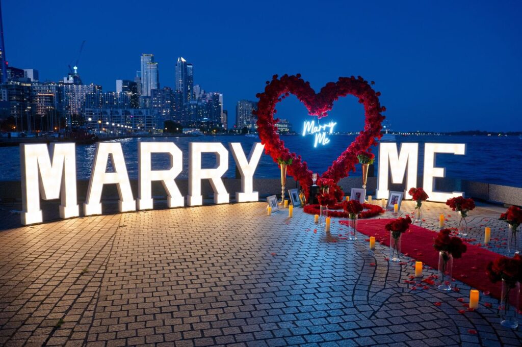 Planning a Marquee Wedding in Toronto, Ontario? 1 Proposal Packages marry me