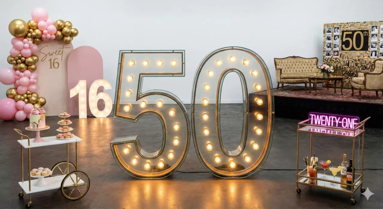 Milestone Birthday Decor Ideas: From Sweet 16s to 50th Galas